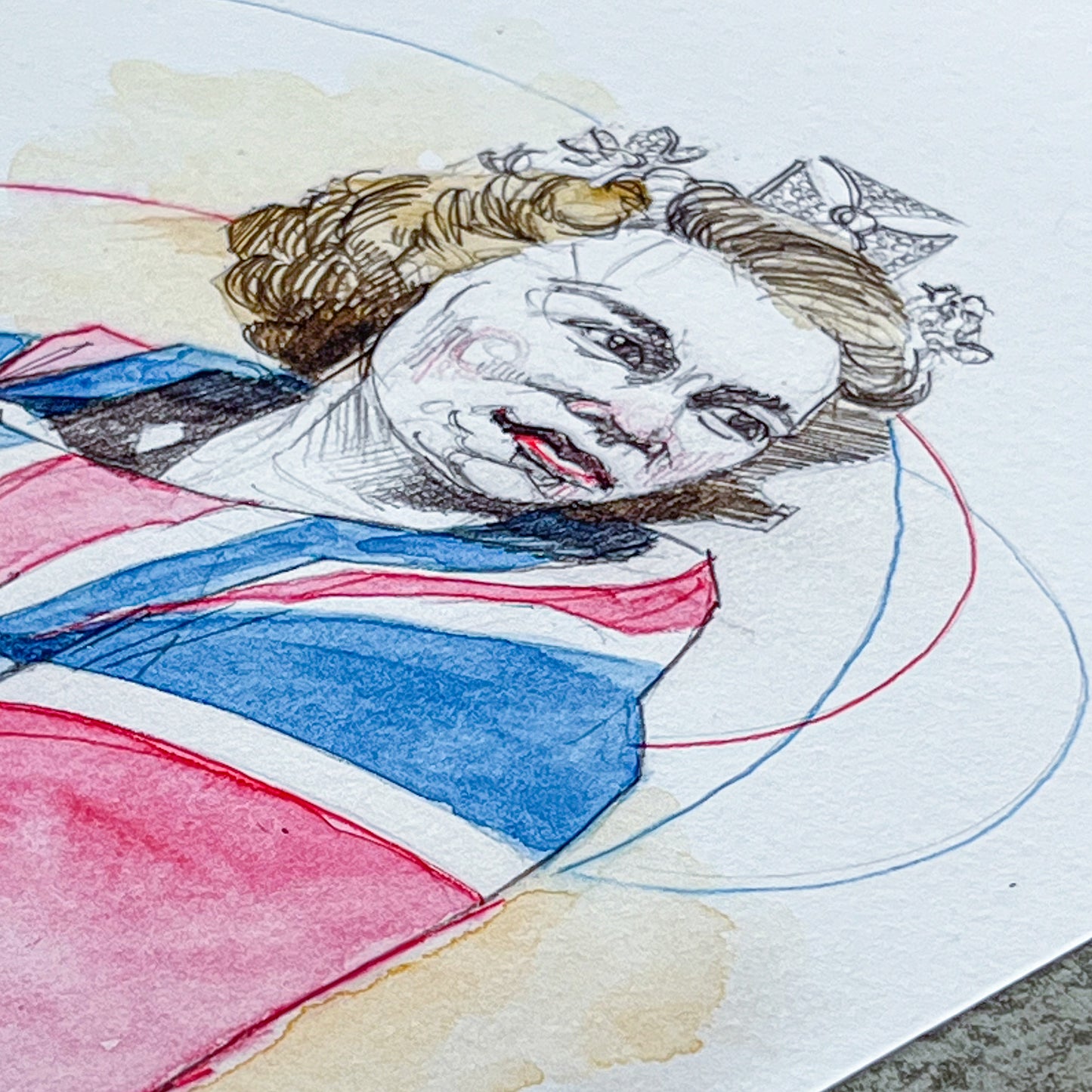 „The Forever Queen“ – Aquarell