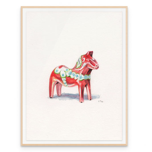 Dalahäst, the famous swedish wooden horse