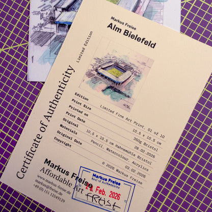 Bielefeld Alm Fußballstadion