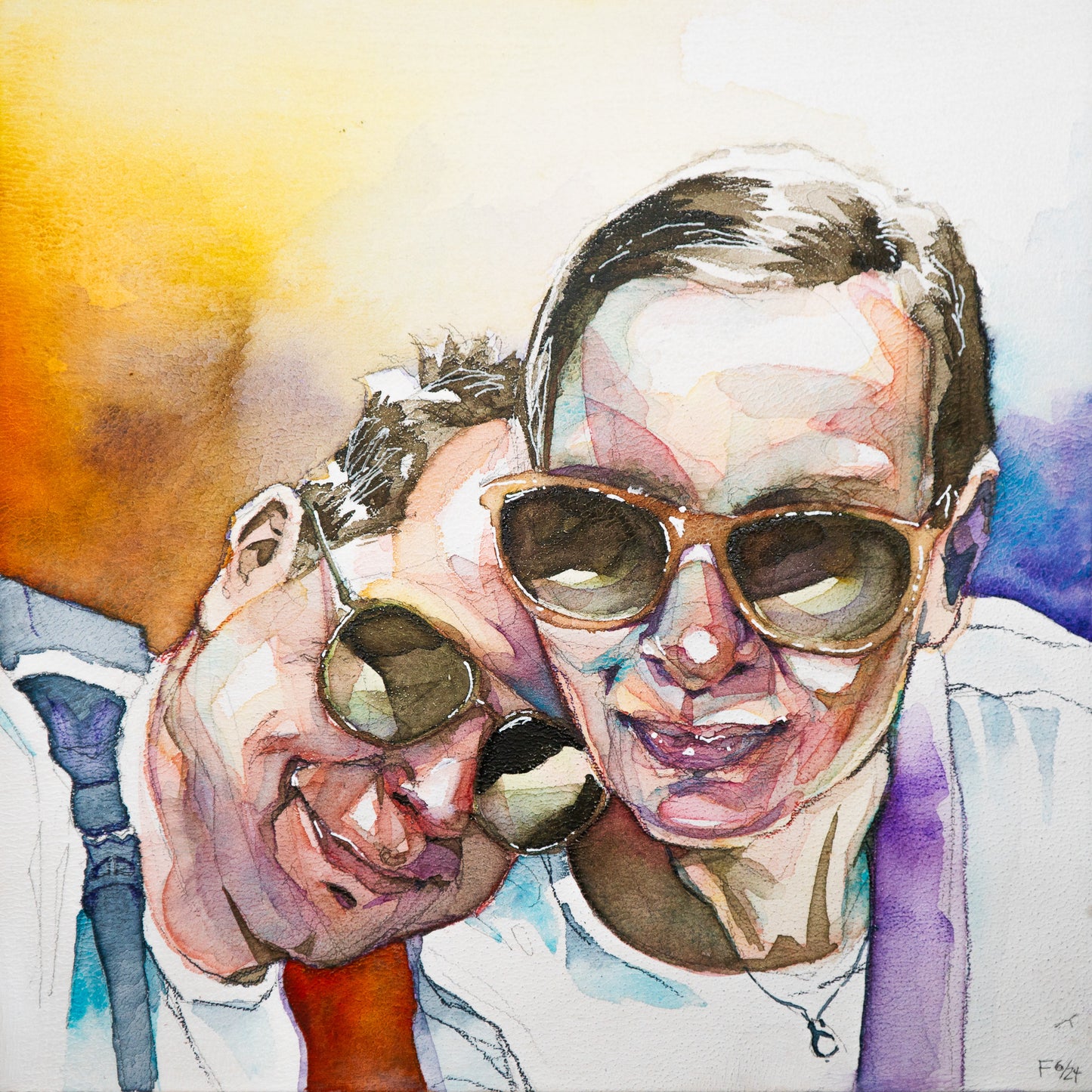 Dein persönliches Aquarellporträt