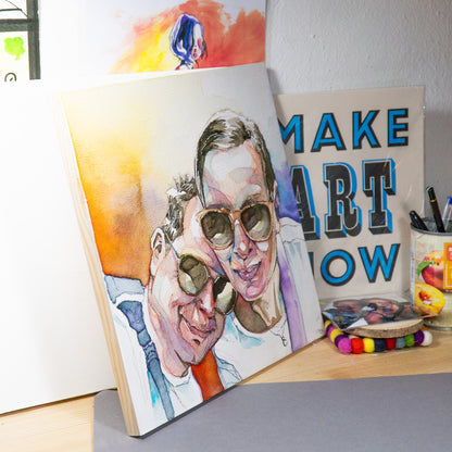 Dein persönliches Aquarellporträt