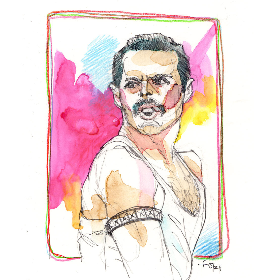 Portrades - Kleine Aquarell-Portraits für'n schmalen Preis