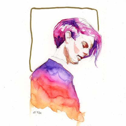 Dein persönliches Aquarellporträt